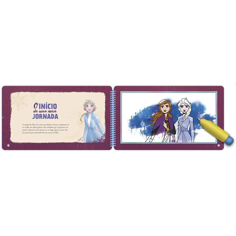 LIVRO AQUABOOK FROZEN 24,5X14CM 10PGS CULTURAMA (UNIDADE) - imagem 4