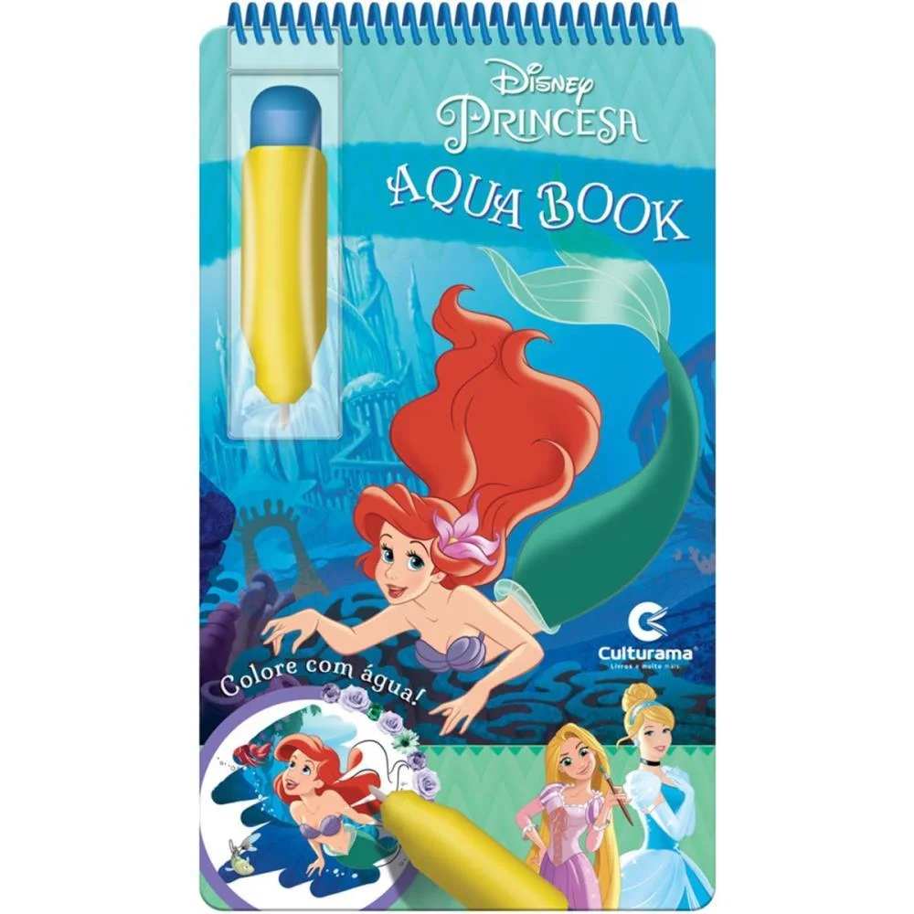 LIVRO AQUABOOK PRINCESAS 24,5X14CM 10PGS CULTURAMA (UNIDADE) - imagem 2