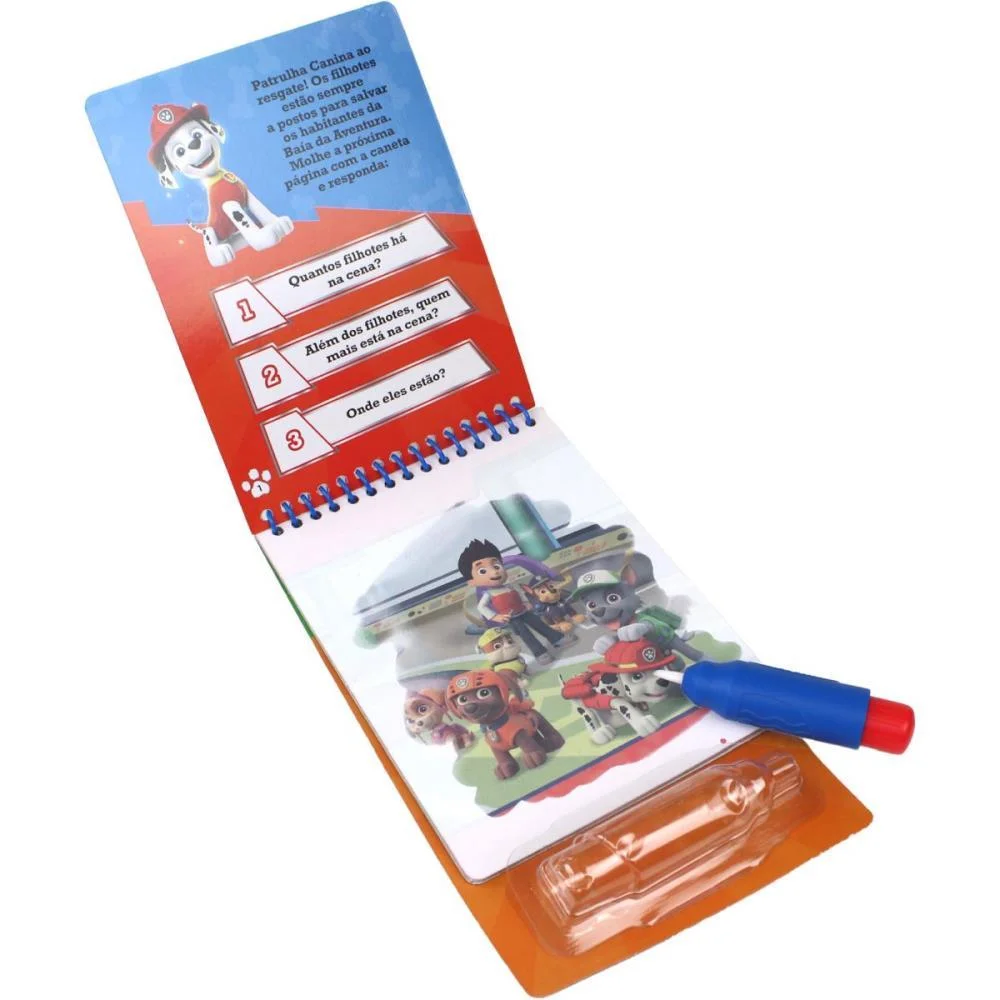 LIVRO AQUABOOK PATRULHA CANINA 24X14CM 10PAGS MAGIC KIDS (UNIDADE) - imagem 5