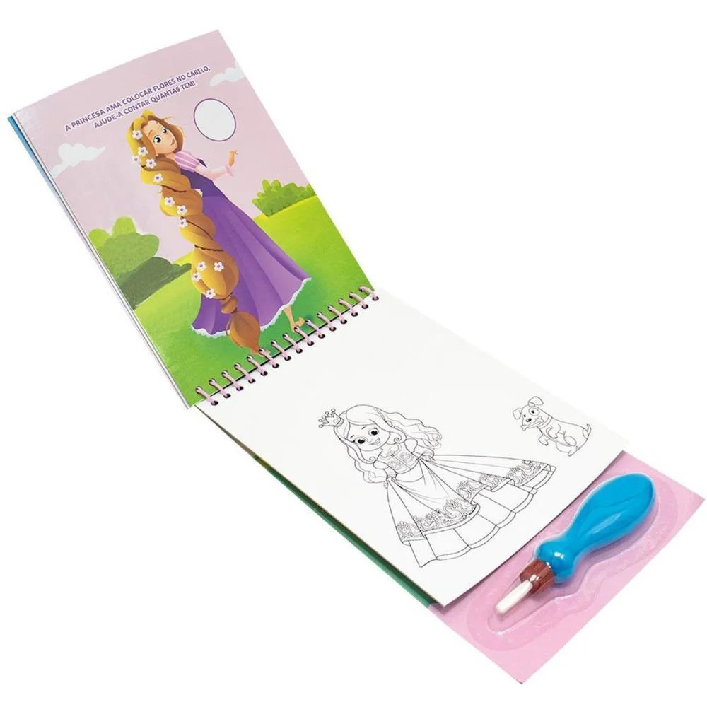 LIVRO AQUABOOK PRINCESAS 27,6X13,6CM 10PAG TODOLIVRO (UNIDADE) - imagem 3