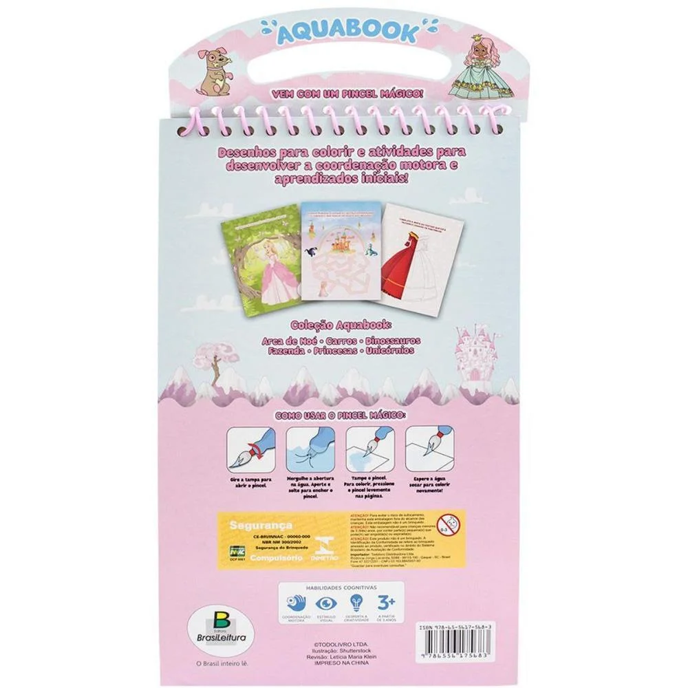 LIVRO AQUABOOK PRINCESAS 27,6X13,6CM 10PAG TODOLIVRO (UNIDADE) - imagem 4
