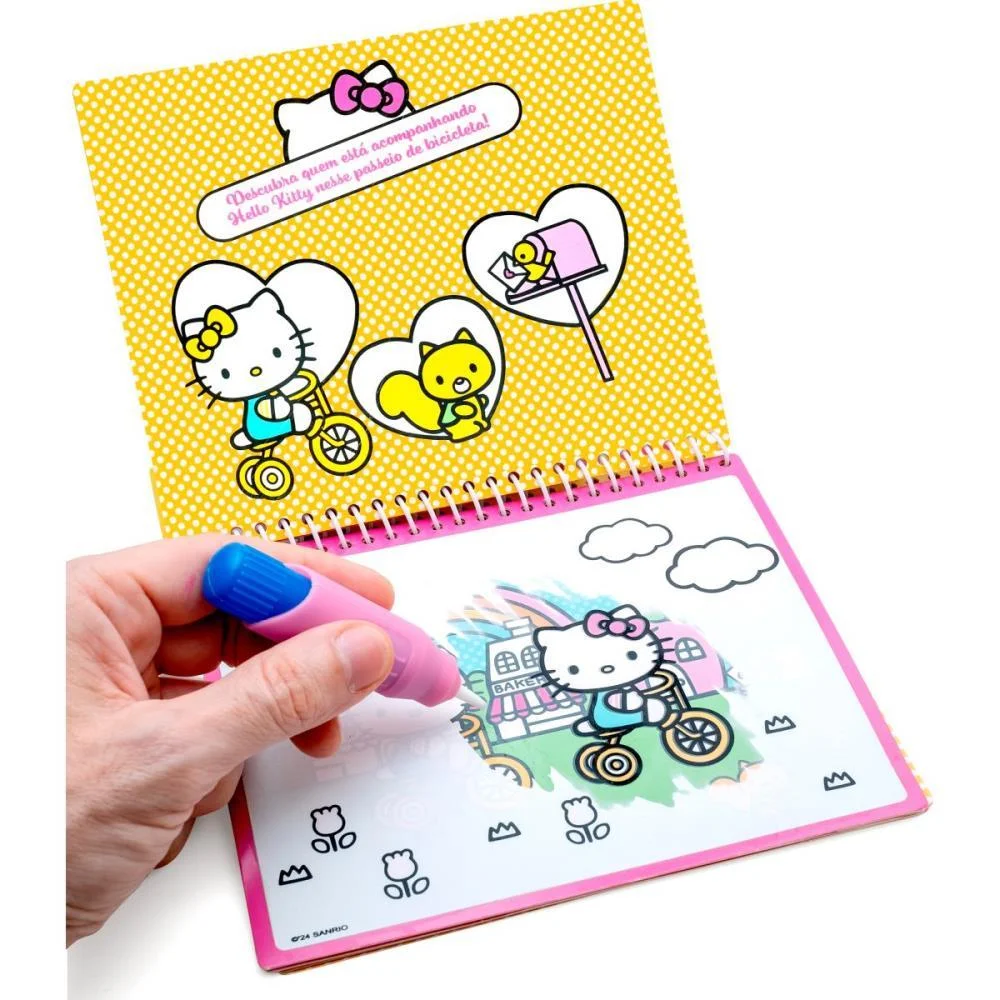 LIVRO AQUABOOK HELLO KITTY 4PAG. LEONORA (UNIDADE) - imagem 5