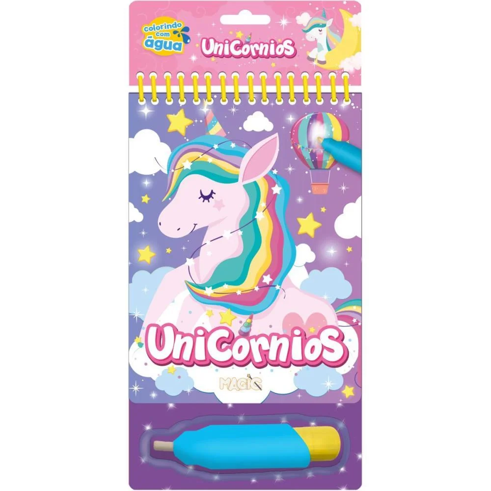 LIVRO AQUABOOK UNICORNIOS 24X14CM 10PGS MAGIC KIDS (UNIDADE) - imagem 3