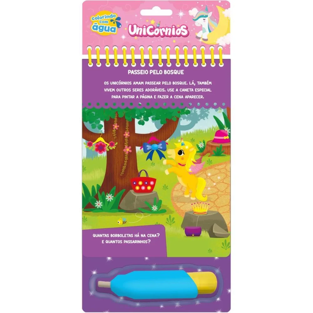 LIVRO AQUABOOK UNICORNIOS 24X14CM 10PGS MAGIC KIDS (UNIDADE) - imagem 4