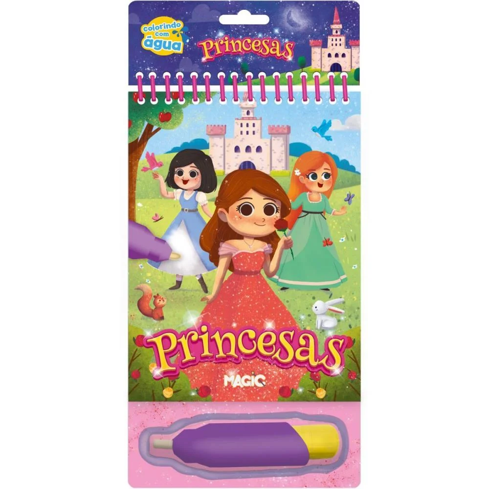 LIVRO AQUABOOK PRINCESA 24X14CM 10PGS MAGIC KIDS (UNIDADE) - imagem 2