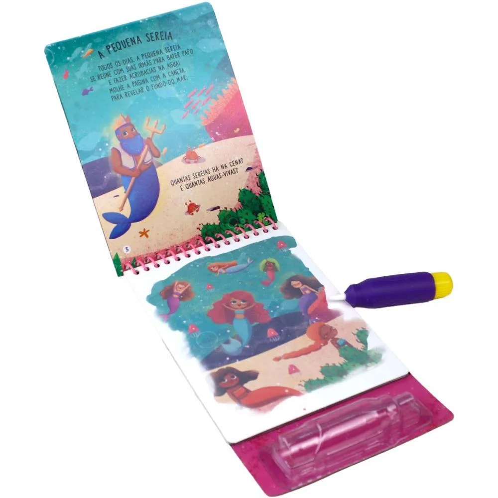 LIVRO AQUABOOK PRINCESA 24X14CM 10PGS MAGIC KIDS (UNIDADE) - imagem 4