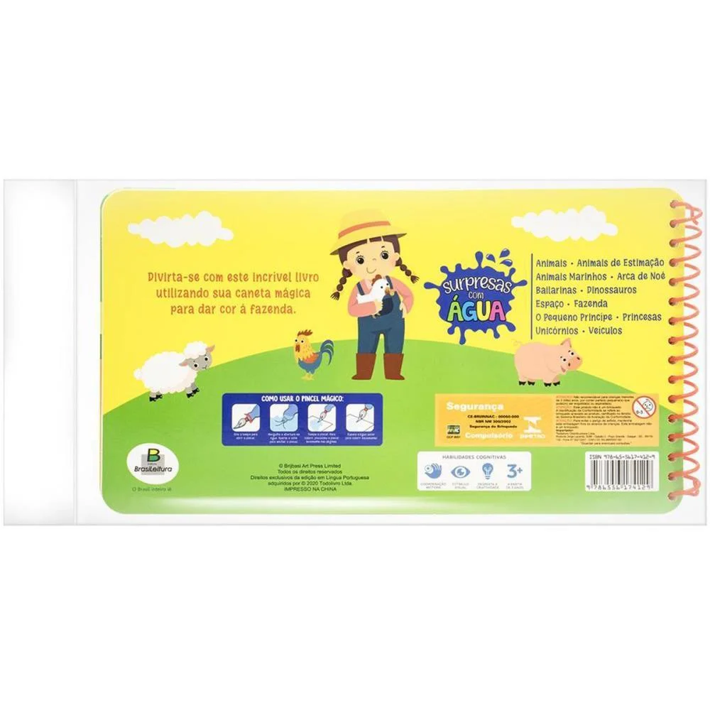 LIVRO AQUABOOK FAZENDA 25X14,2CM 6P TODOLIVRO (UNIDADE) - imagem 5