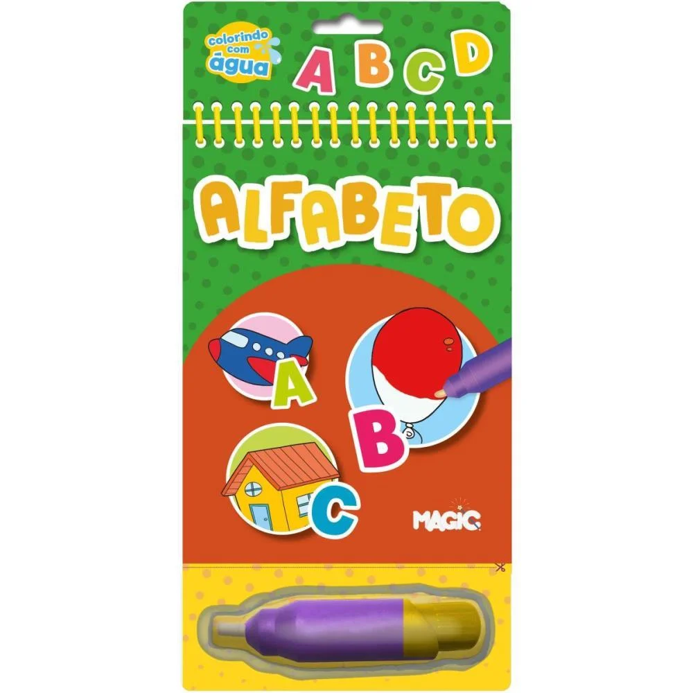 LIVRO AQUABOOK ALFABETO 24X14CM 10PAGS. MAGIC KIDS (UNIDADE) - imagem 3