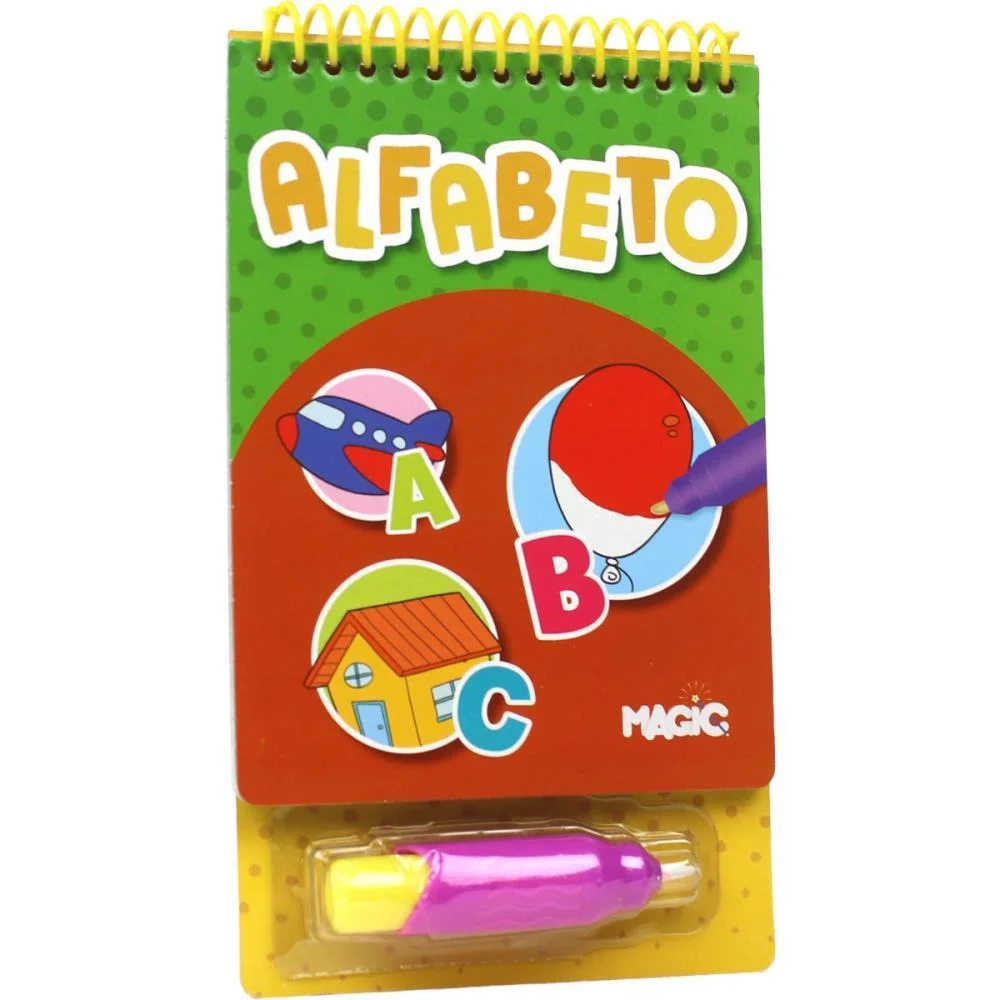 LIVRO AQUABOOK ALFABETO 24X14CM 10PAGS. MAGIC KIDS (UNIDADE) - imagem 5