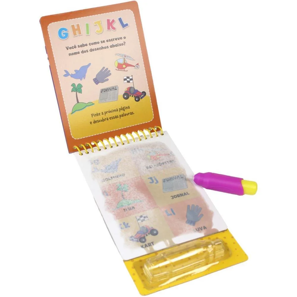LIVRO AQUABOOK ALFABETO 24X14CM 10PAGS. MAGIC KIDS (UNIDADE) - imagem 6