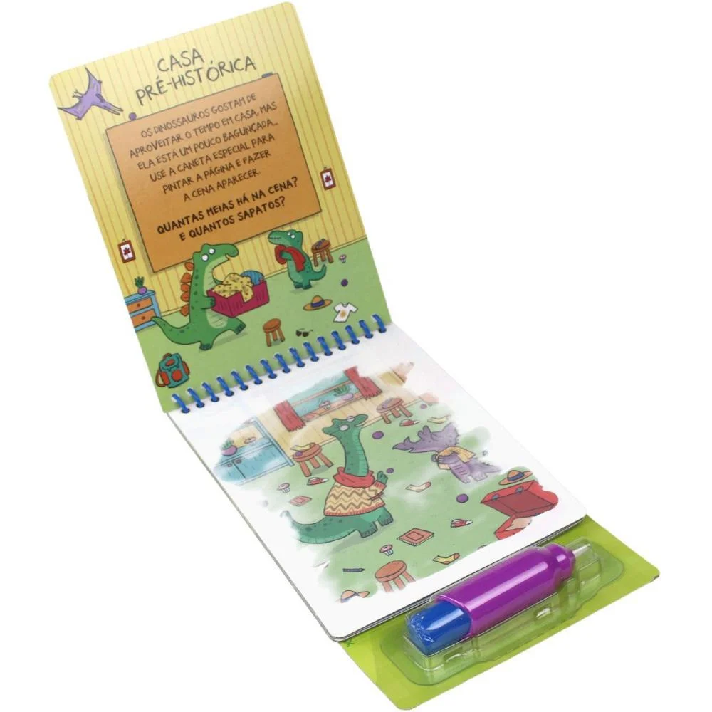 LIVRO AQUABOOK DINOS 24X14CM 10PAGS. MAGIC KIDS (UNIDADE) - imagem 5