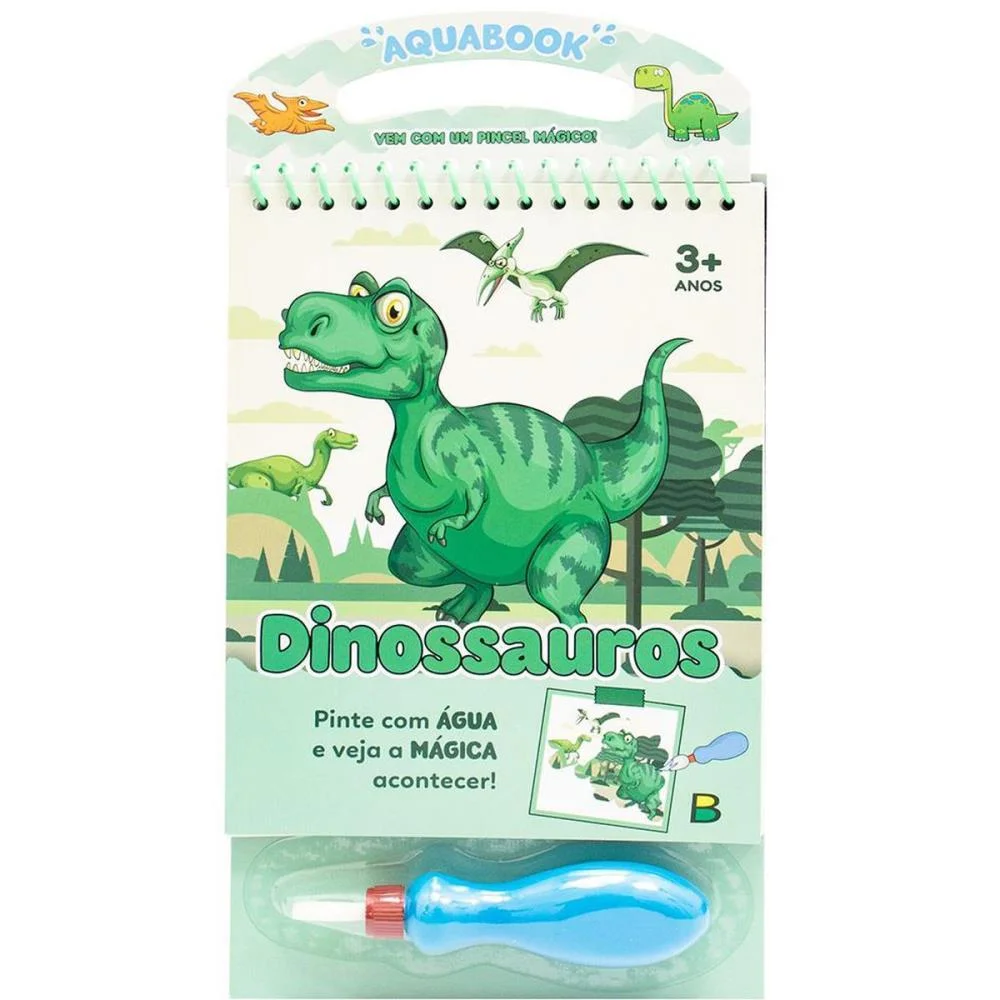 LIVRO AQUABOOK DINOSSAURO 27,6X13,6CM 10PAG TODOLIVRO (UNIDADE) - imagem 3