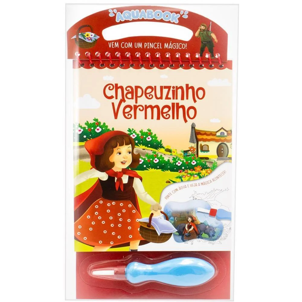 LIVRO AQUABOOK CHAPEUZINHO VERM.27,6X13,6 10P TODOLIVRO (UNIDADE) - imagem 2