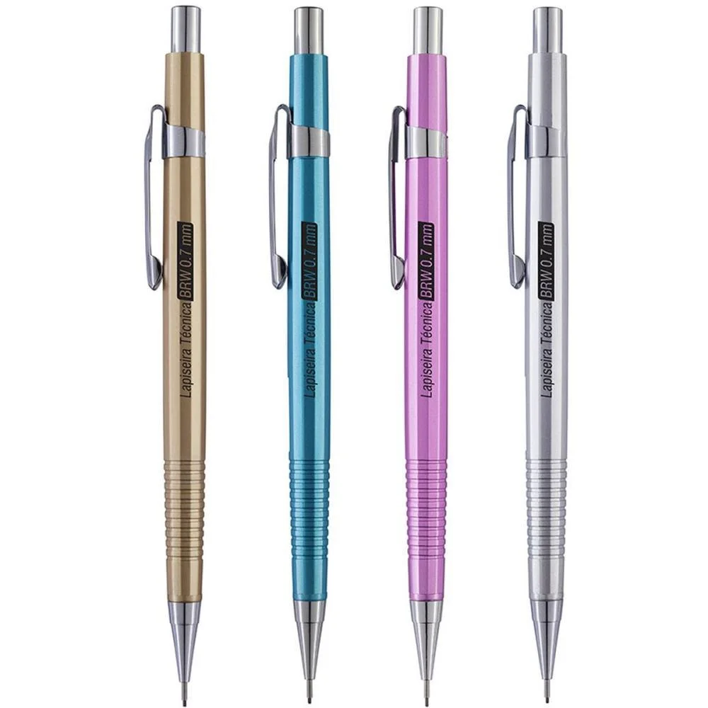 LAPISEIRA 0.7MM TECNICA METALIZADA 4CORES (S) BRW (DP.C/36) - imagem 4